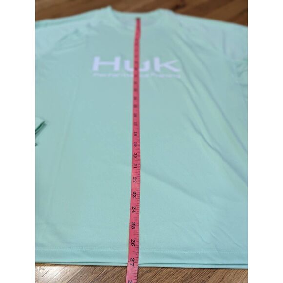 HUK Men's Pursuit Vented Long Sleeve Fishing Shirt (+30 UPF) NWT - Picture 9 of 13